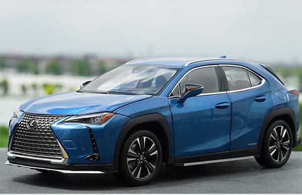 Diecast Lexus UX 260h Model 1:18 Scale White / Blue / Orange