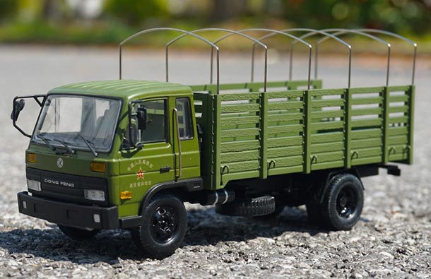 Diecast DongFeng EQ153 Truck Model 1:50 Scale Army Green