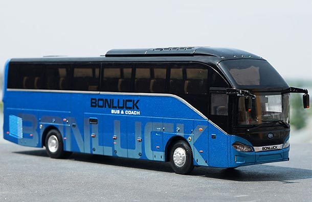 Diecast Bonluck Falcon LX Coach Bus Model 1:42 Scale Blue