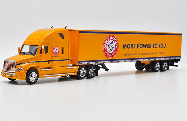 Diecast Freightliner Semi Truck With Container Model 1:64 Scale