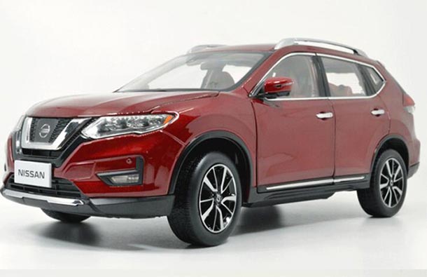 Diecast 2017 Nissan Rogue SUV Model 1:18 Scale White /Blue /Red