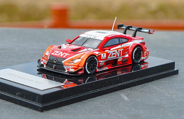 Diecast 2014 Lexus RC-F Super GT500 Model 1:64 Scale Red