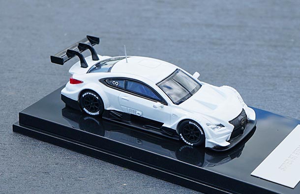 Diecast 2014 Lexus RC-F Super GT500 Model 1:64 Scale White