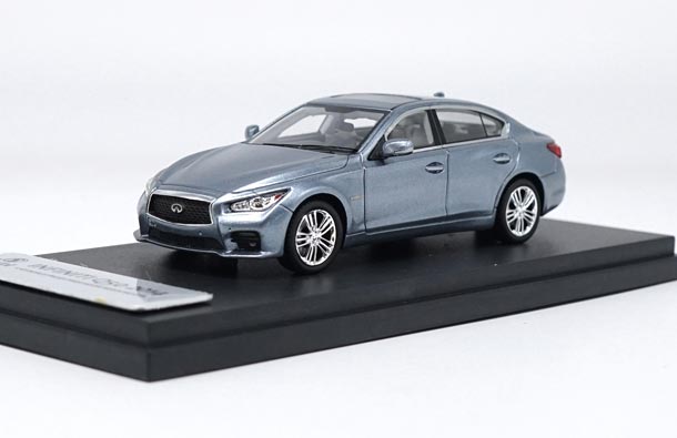 Diecast 2014 Infiniti Q50 Car Model 1:43 Scale Blue By Paudi