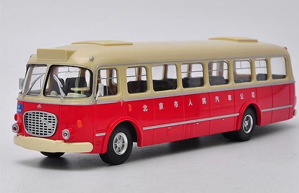 ABS Skoda 706RTO Karosa Beijing City Bus Model 1:43 Scale Red