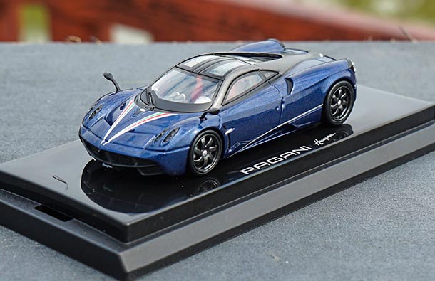 Diecast Pagani Huayra Car Model 1:64 Scale Deep Blue