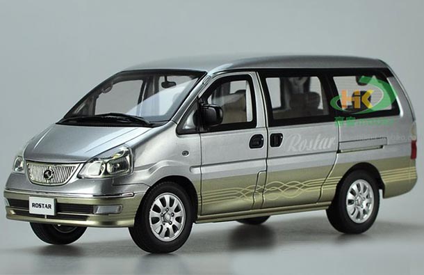 Diecast King Long Rostar MPV Model 1:18 Scale Silver