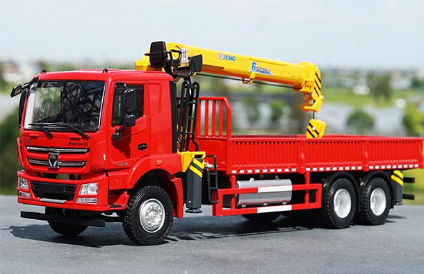 Diecast XCMG Hanvan G5 Mobile Crane Model 1:35 Scale Red