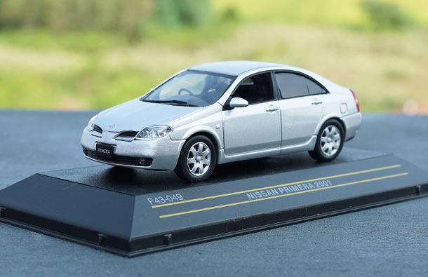 Diecast 2001 Nissan Primera Model 1:43 Scale Silver By FIRST