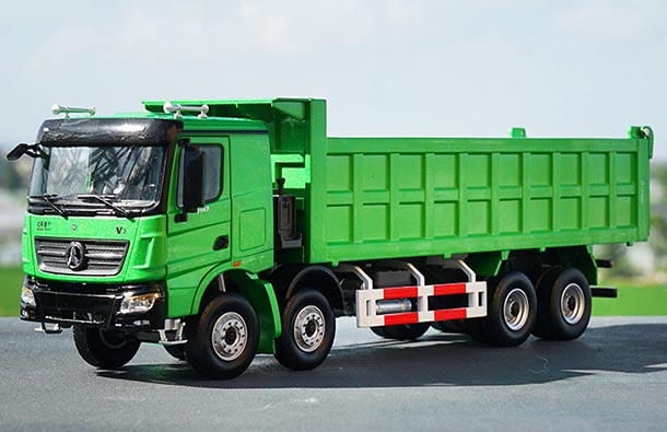 Diecast Beiben V3 Dump Truck Model 1:35 Scale Green
