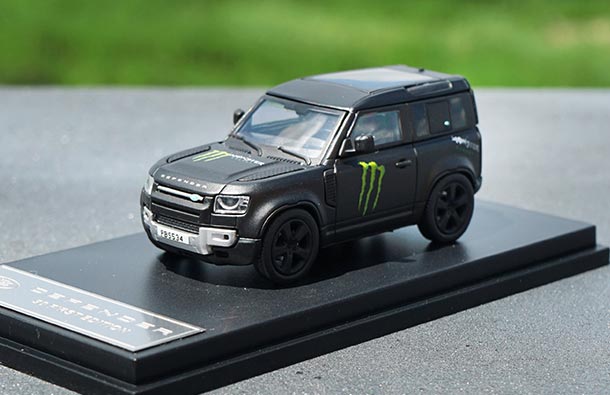 Diecast Land Rover Defender 90 SUV Model 1:64 Scale Black