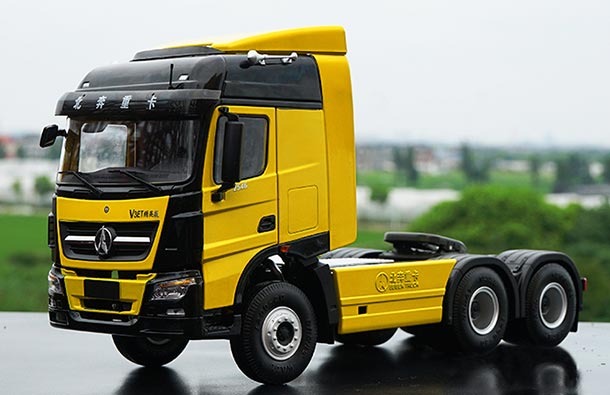 Diecast Beiben V3 ET Tractor Unit Model 1:24 Scale Yellow
