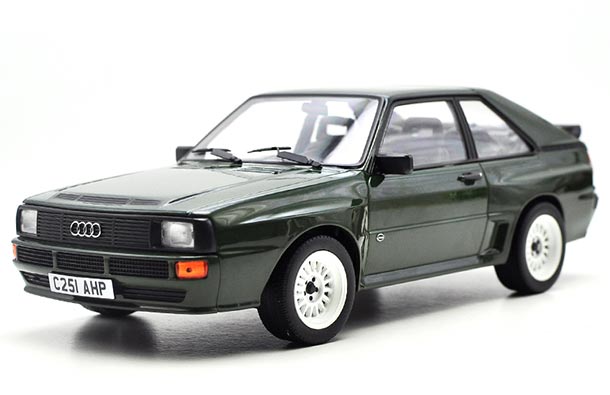 Diecast Audi Sport Quattro Model 1:18 Scale Dark Green By NOREV