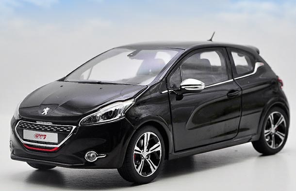 Diecast 2013 Peugeot 208 GTI Model 1:18 Scale Black By NOREV