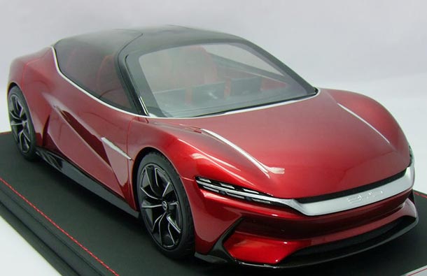 Resin 2020 BYD Han E-SEED GT Model 1:18 Scale Red