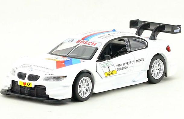 Diecast BMW M3 DTM Toy 1:42 Scale White