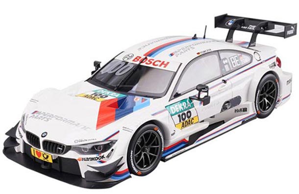 Diecast 2016 BMW M4 DTM Model 1:18 Scale White By NOREV