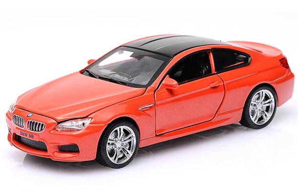 Diecast BMW M6 Toy 1:32 Scale Blue / Red / White / Silver