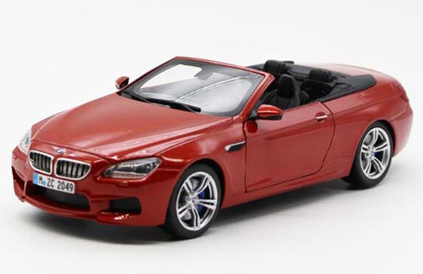 Diecast BMW M6 Coupe Model 1:24 Red / Blue / White / Silver