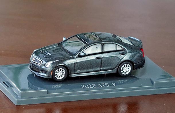 Diecast 2016 Cadillac ATS-V Model 1:64 Scale Gray