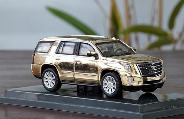 Diecast 2015 Cadillac Escalade Model 1:64 Scale Golden