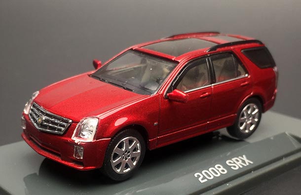 Diecast 2008 Cadillac SRX SUV Model 1:64 Scale Red