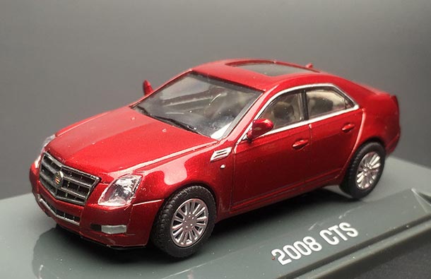 Diecast 2008 Cadillac CTS Model 1:64 Scale Red