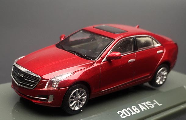 Diecast 2016 Cadillac ATS-L Model 1:64 Scale Red