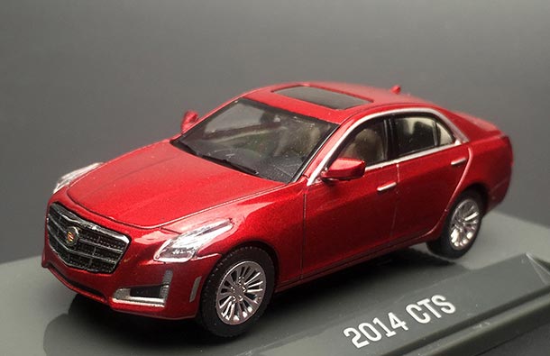 Diecast 2014 Cadillac CTS Model 1:64 Scale Red