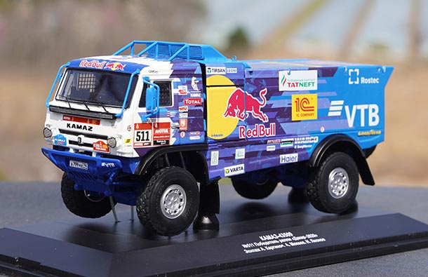 Diecast 2020 KAMAZ 43509 Truck Model 1:43 Blue Rally DAKAR