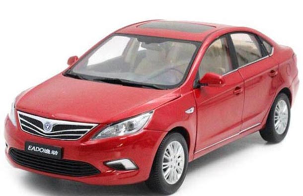 Diecast 2012 Changan Eado Car Model 1:18 Scale Red