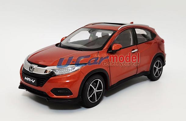 Diecast 2019 Honda HR-V SUV Model 1:18 Scale Orange