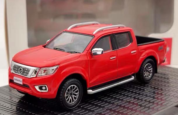 Diecast Nissan Navara Pickup Truck Model 1:43 Scale Red