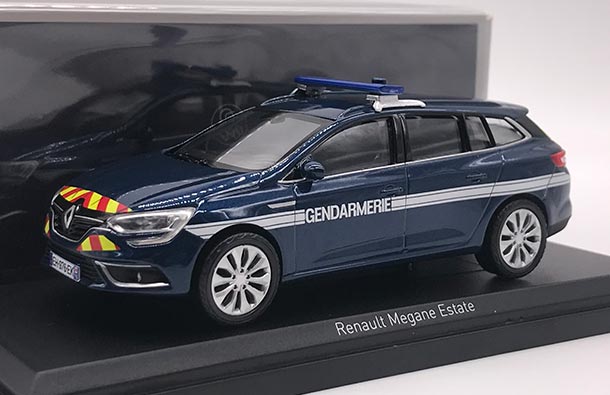 Diecast Renault Megane Estate Model Gendarmerie 1:43 By NOREV