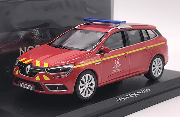 Diecast Renault Megane Estate Model Fire Department 1:43 NOREV