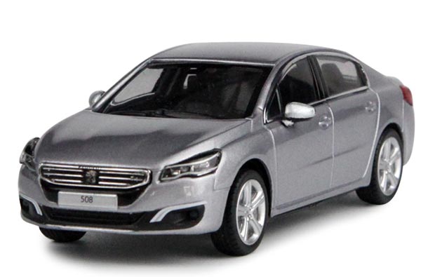Diecast 2014 Peugeot 508 Car Model 1:43 Scale Silver By NOREV