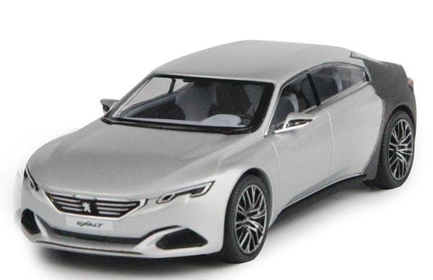 Diecast Peugeot Concept Car Exalt Model 1:43 Silver By NOREV