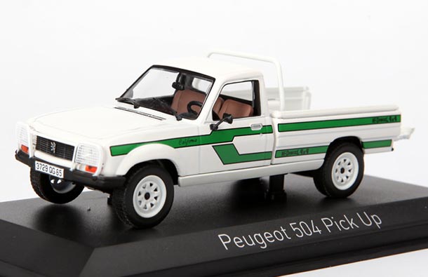 Diecast 1985 Peugeot 504 Pickup Truck Model 1:43 Scale By NOREV