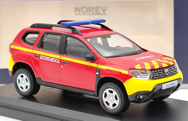 Diecast 2018 Dacia Duster SUV Model Red 1:43 Scale By NOREV