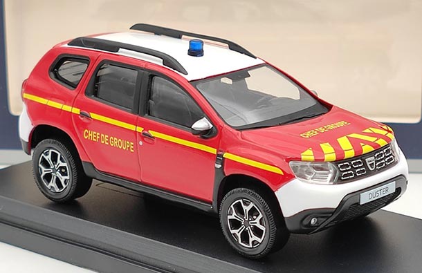 Diecast 2018 Dacia Duster SUV Model Red 1:43 Scale NOREV
