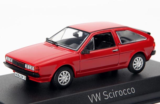 Diecast 1981 Volkswagen Scirocco Model Red 1:43 Scale By NOREV
