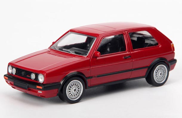 Diecast Volkswagen Golf GTI Model Red 1:43 Scale By NOREV