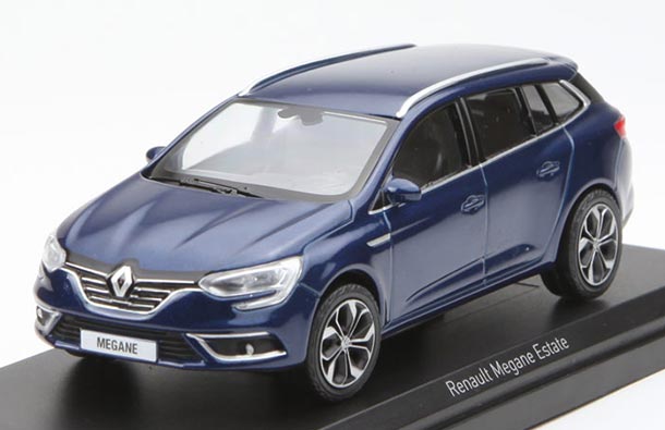 Diecast 2016 Renault Megane Estate Model 1:43 Blue By NOREV