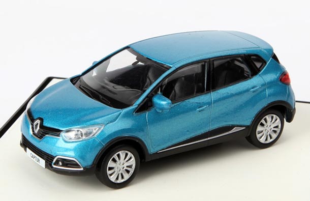 Diecast Renault Captur SUV Model 1:43 Scale Blue