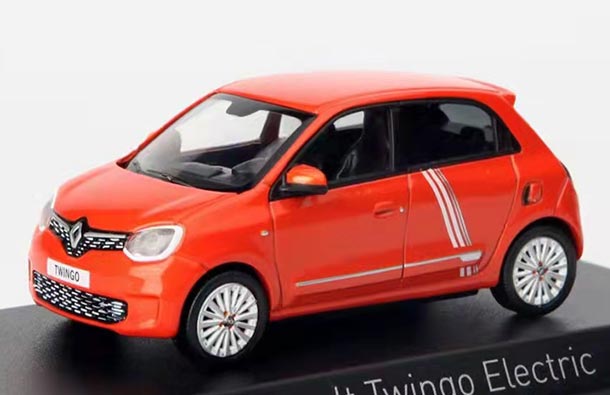 Diecast 2021 Renault Twingo Electric Model 1:43 Orange By NOREV