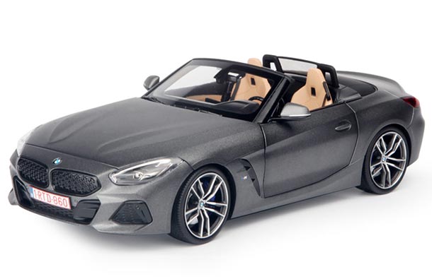 Diecast BMW Z4 Roadster Model 1:18 Scale Gray / White By NOREV
