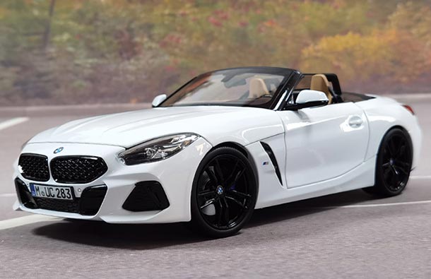 Diecast BMW Z4 Roadster Model 1:18 Scale White By NOREV