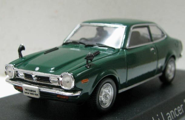 Diecast 1973 Mitsubishi Lancer 1600 GSR Model 1:43 Green NOREV