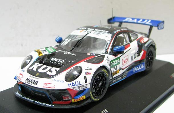 Diecast Porsche 911 GT3 R Model 1:43 Scale NO.74 By IXO