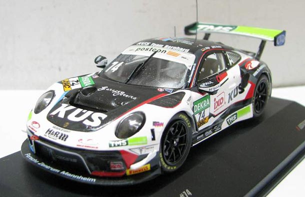 Diecast Porsche 911 GT3 R Model NO.74 1:43 Scale By IXO